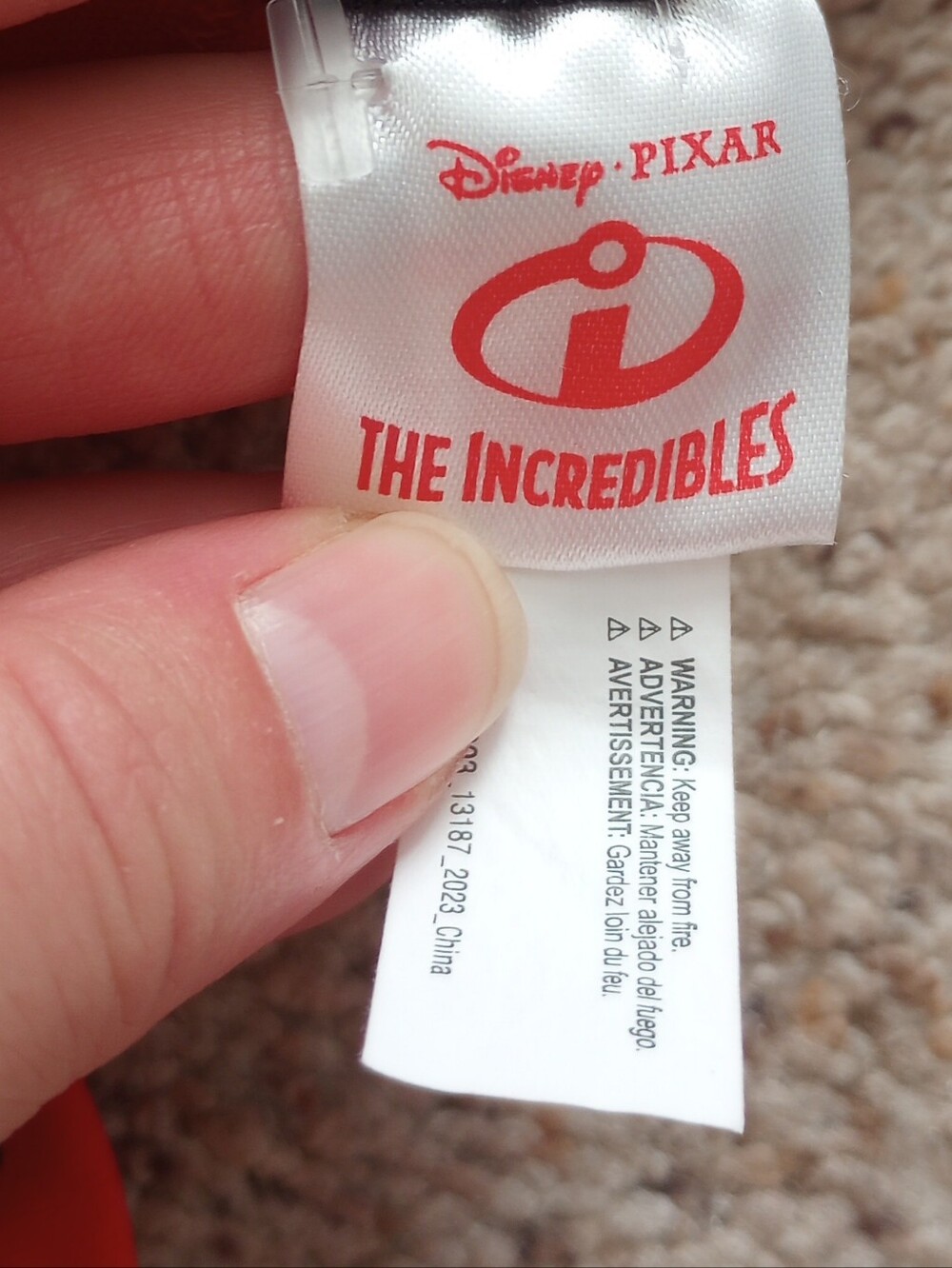 Disney Pixar The Incredibles Baby Halloween Costume 3-6 Months Cute Adorable - Picture 9 of 10